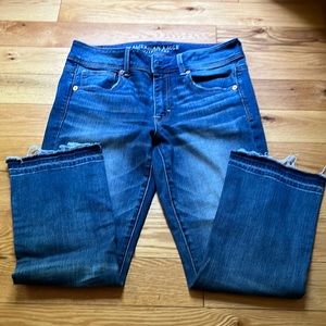 American Eagle Kick Crop Jeans